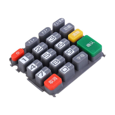 Máquina de colocação de teclado de silicone Partes de borracha e partes de plástico personalizadas