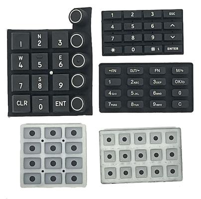 Equipamento doméstico personalizado Controle remoto teclado de silicone traseiro Moldura de borracha Processamento de corte