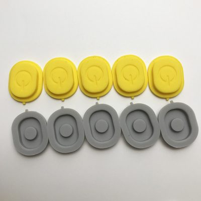 O silicone eletrônico abotoa botões ovais do silicone