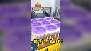 Chega de tigela de silicone para bebês na hora das refeições bagunçada