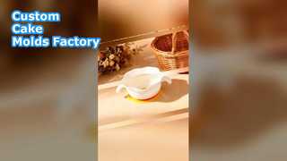 Molde personalizado do bolo do silicone